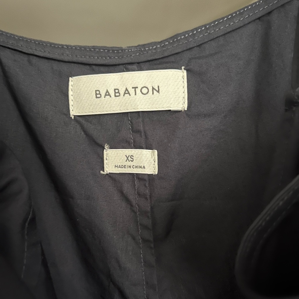 Aritzia Babaton Nouvelle Poplin Dress - Navy blue - Picture 4 of 5